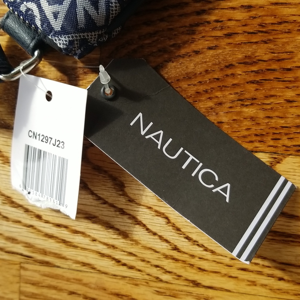 NWT Nautica Crossbody Nautical Logo Versatile Travel Functional Lightweight - Picture 9 of 9